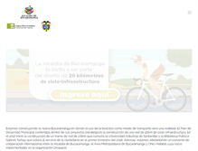 Tablet Screenshot of bucaramanga.gov.co