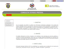 Tablet Screenshot of consultapredial.bucaramanga.gov.co